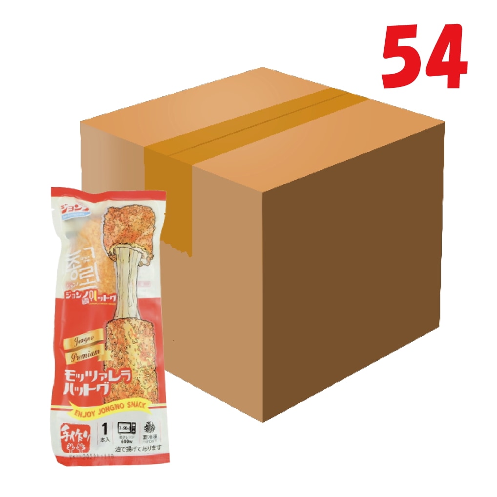 [ジョンノ公式]チーズハッドグ1ケース【54本セット】 元祖ジョンノモッツァレッラチーズハットグ 110g120g 新大久保韓国加工品