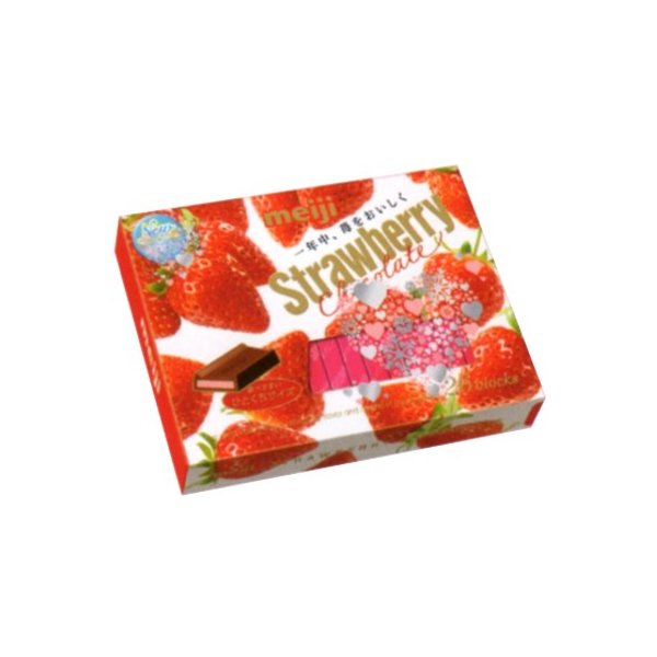 明治 ストロベリーチョコレート BOX 26枚 48コ入り 2017/01/03発売 (490277