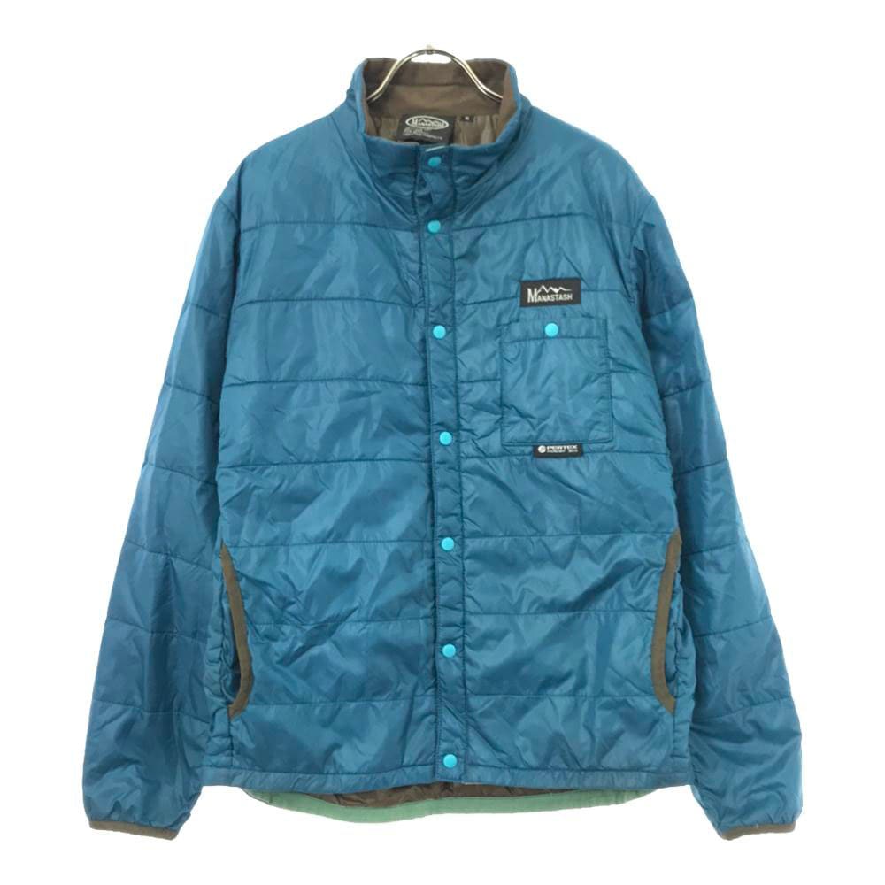 中綿ジャケット M ブルー系 メンズ