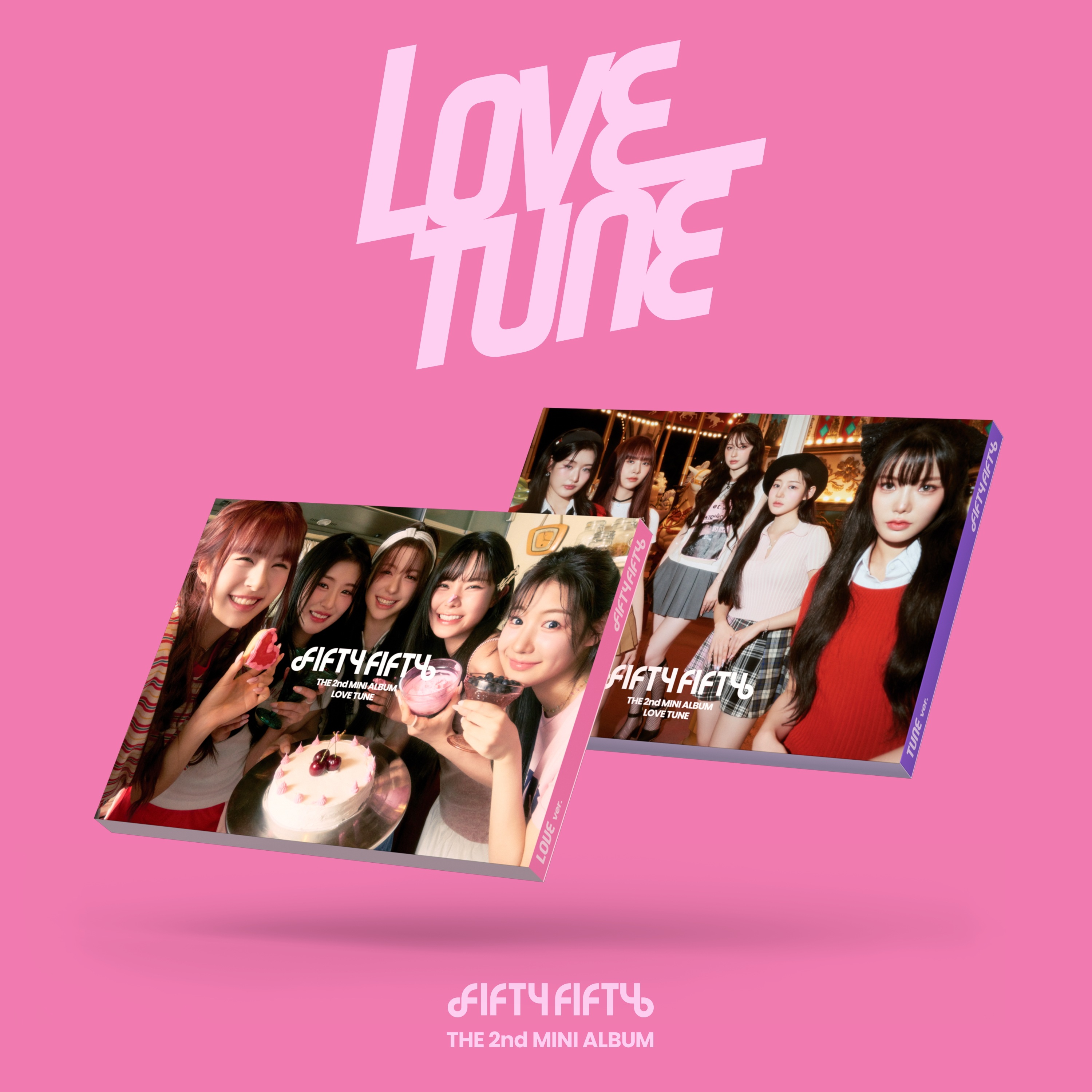 [未開封新品] フィフティフィフティ（FIFTY FIFTY） - ミニアルバム2集：Love Tune [2種セット]