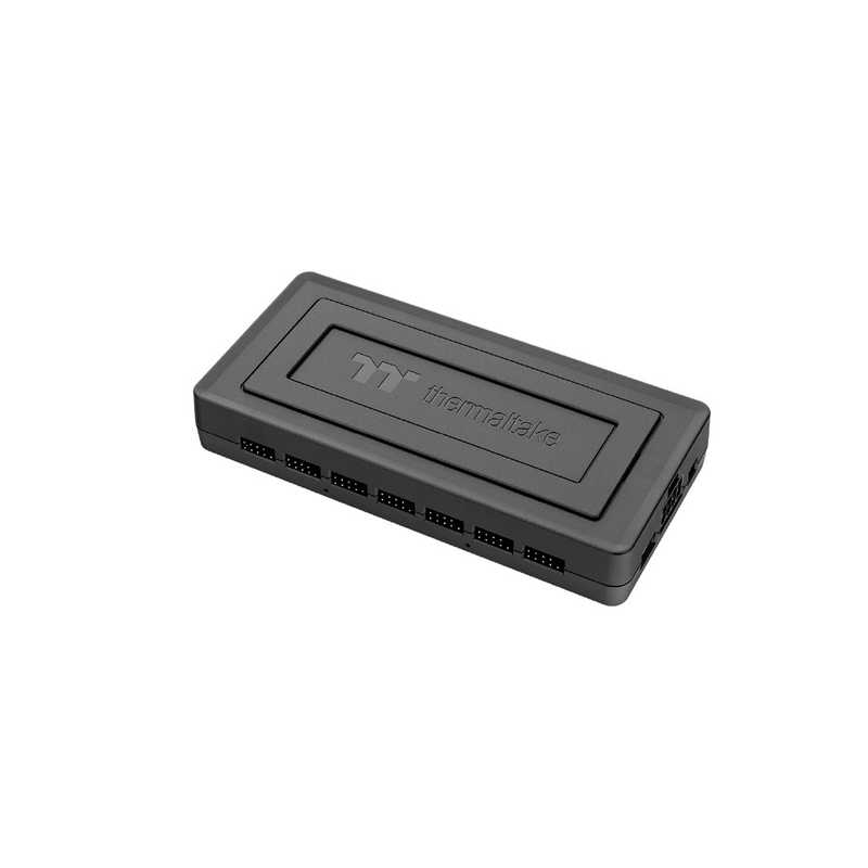TT Sync V2 Controller/Controller/PCIE Power/Support TT RGB Plus ＆ MB Sync/Black　CL-O051-PL00BL-A