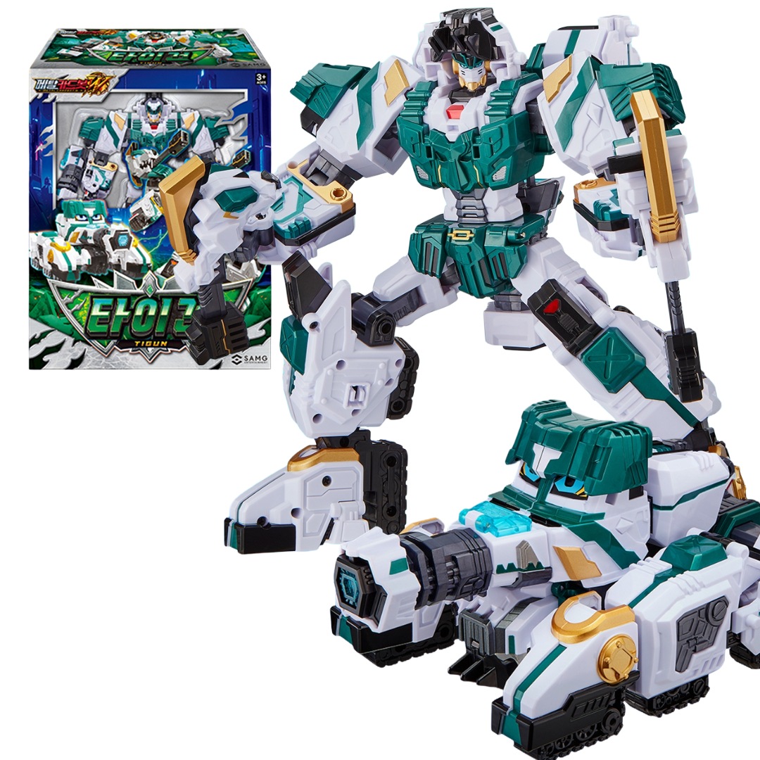 [正規品] SAMG メタルカードボットW タイガン 変形ロボット 戦車 韓国アニメ 玩具 3歳以上 海外直送品 2025