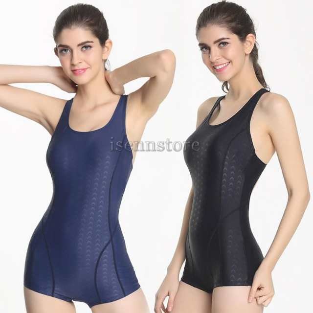 トレーニング水着 レディース オールインワン フィットネス水着 競泳 練習用水着 スパッツスーツ 体型カバー スイムウェア ジム スポーツ