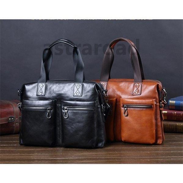 職人手作りヌメ革 本革 メンズバッグ ハンドバッグ 斜め掛けバッグ 通勤 フケース ショルダーバッグ A4対応