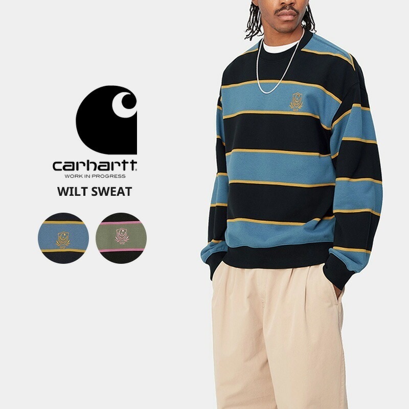 カーハート ダブリューアイピー トレーナー スウェット Carhartt WIP WILT SWEAT i033079 メンズ 長袖 クルーネック トップス