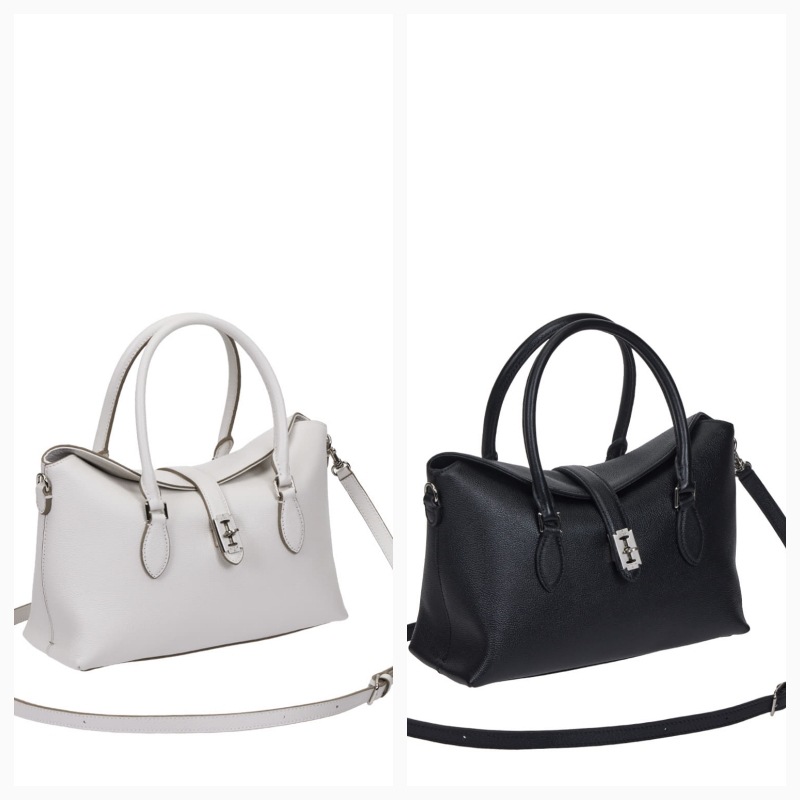 【VUNQUE】26SS HALFMOON FLAC TOTE S : 2COLORS
