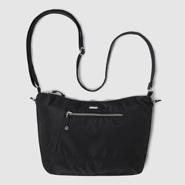 女性アスレジャー クロスボディバッグ S (QR122WBG22_BLK)