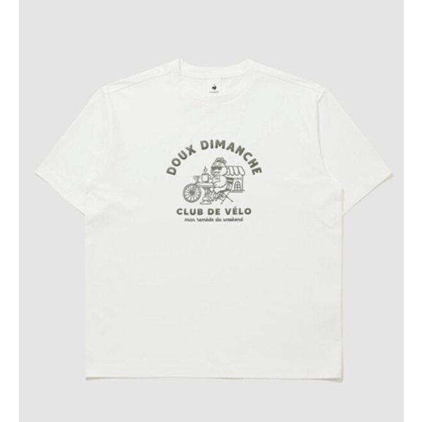 ルフフレッシュグラフィックルーズフィット半袖Tシャツ 共用 B1 QR223LRS51 CRM DNV SPK