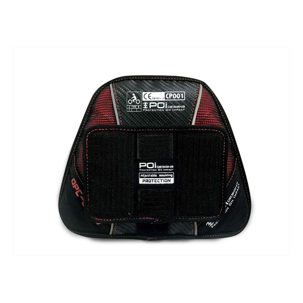 ピーオーアイデザイン CHEST PROTECTOR CE レッド Mサイズ OPC-01-PRO/M-RD