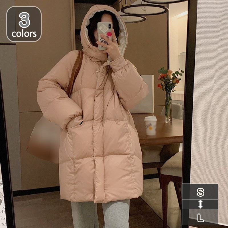 1000円OFFクーポン ダウンジャケット アウター ロングダウンコート フード付き トップス レディース ダウンジャケット コート 大きいサイズ 軽量 厚手 防風 防寒着 アウトドア 保温性 寒さ対