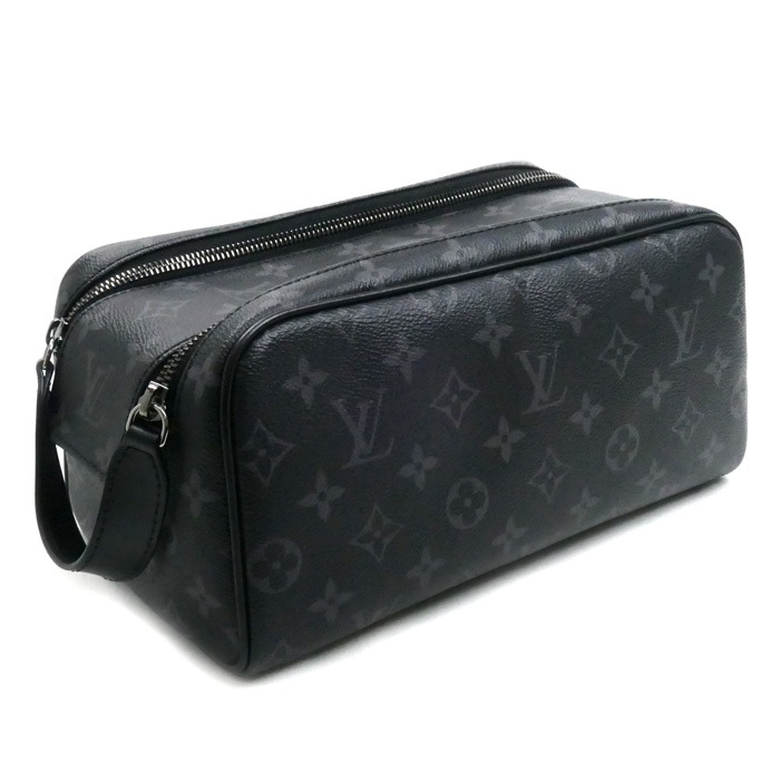 LOUIS VUITTON ルイ・ヴィトン モノグラム エクリプス ドップキット セカンドバッグ M46354 ICチップ メンズ 中古 美品