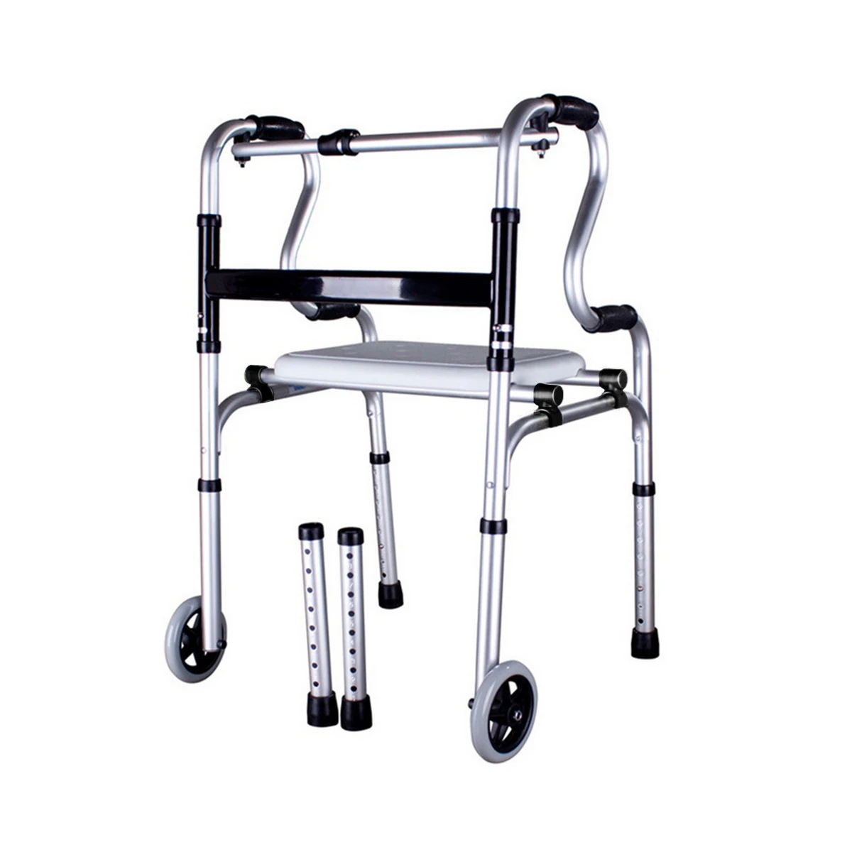歩行器 固定式歩行器 固定式歩行器 交互/固定2way式 耐荷重136kg 高さ８段調節