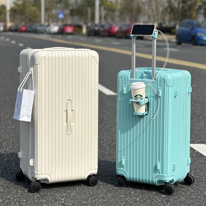 厚みのあるpcトロリーケース 24インチ 落下防止 大容量 スーツケース レディース 30インチ スーツケース 26 パスワードケース レザーケース