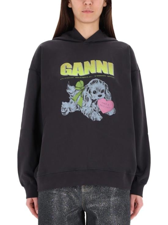 GANNI Women Tunic Tops T4360 252 CHARCOAL
