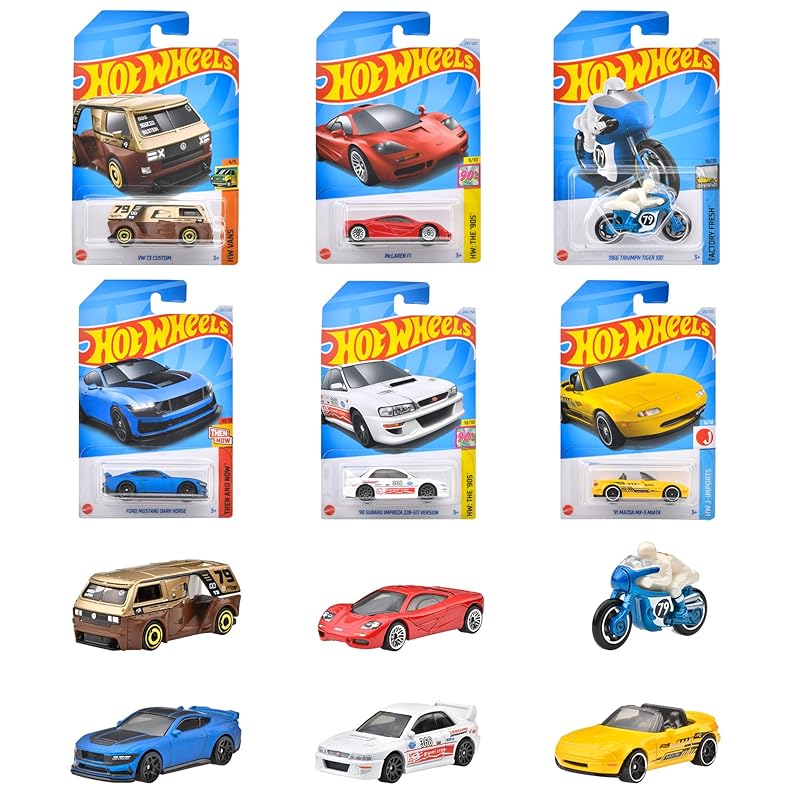 ホットウィール(Hot Wheels) ベーシックカー アソート 36台入り BOX販売 乗り物おもちゃ ミニカー 3歳から マルチ 98PA-C4982