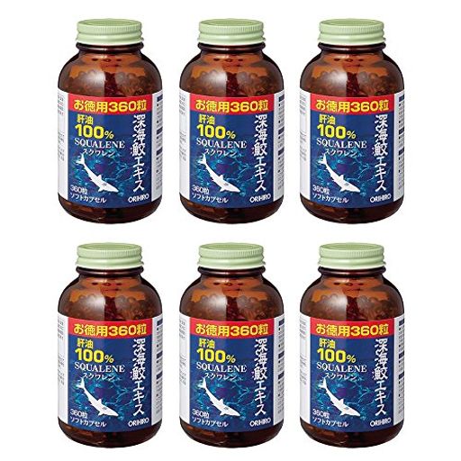 深海鮫エキス カプセル徳用 360粒 [6点セット]