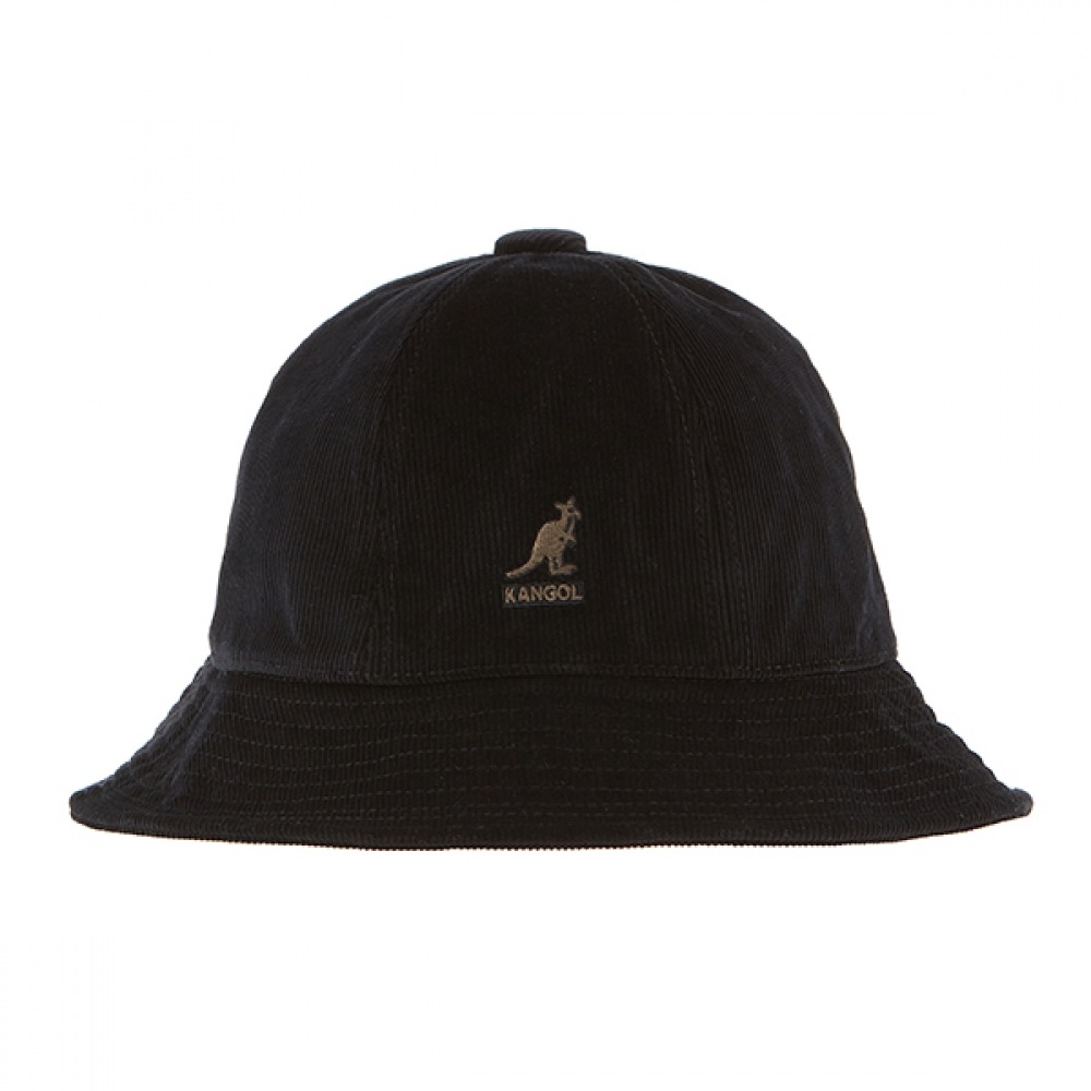 Kangol K5349 ブラックカジュアルコーデュロイバケットハット 8,714円