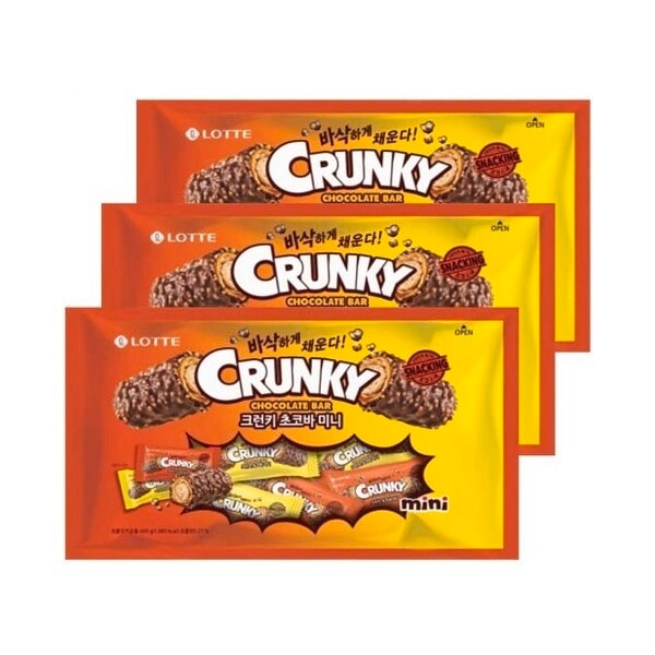 ロッテ製菓 クランキ チョコバー ミニ 285g 3個 5,448円