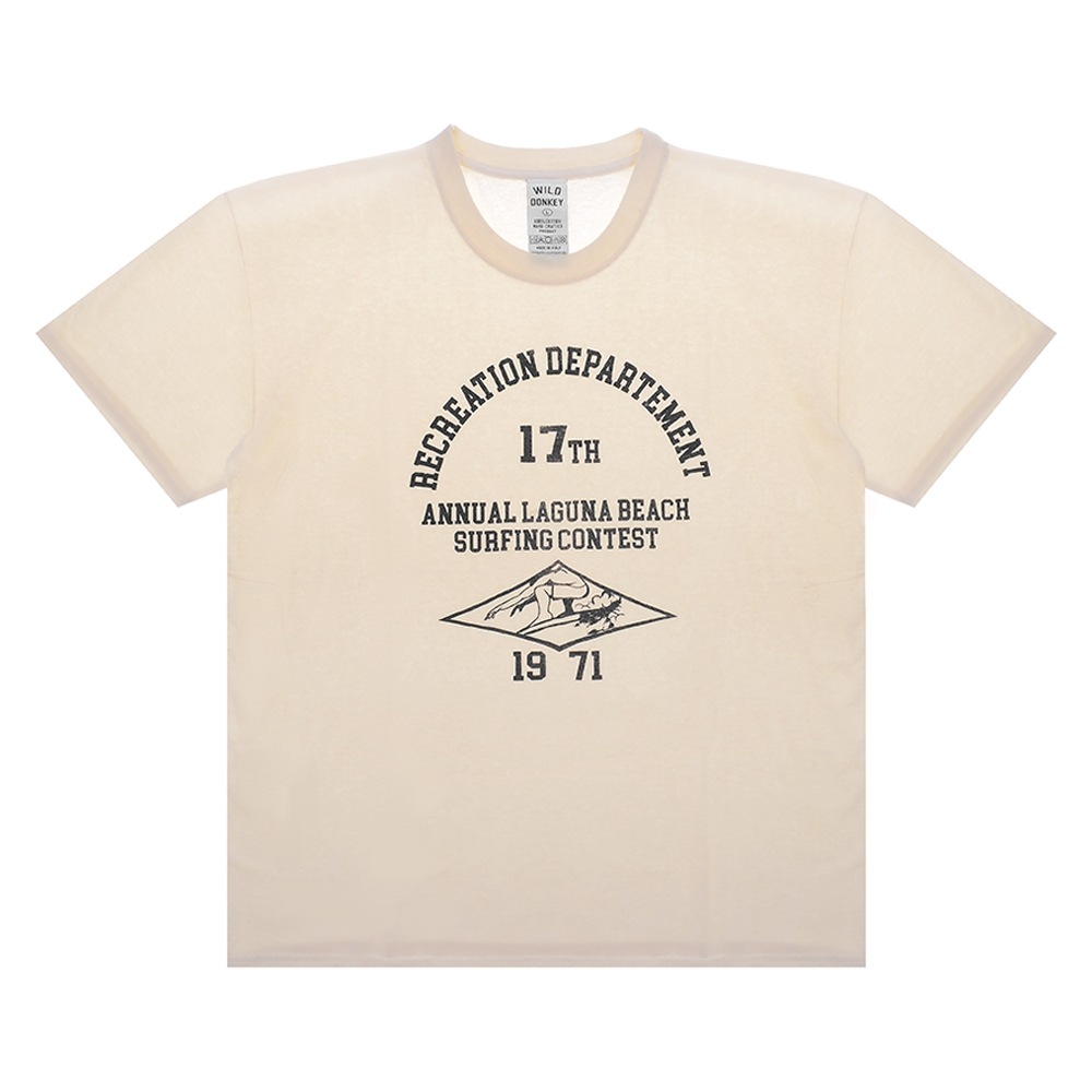 ワイルドドンキー 半袖ティー 公用 ティー ダイ T-LAGUNA BEACH