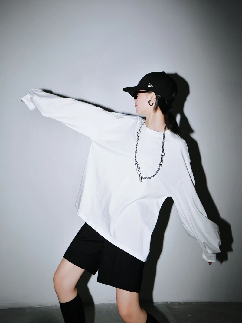 トップスシャツブラウススーツパフスリーブｔシャツ二点セットレディースサテンシャツLFZ09 長袖ブラウス