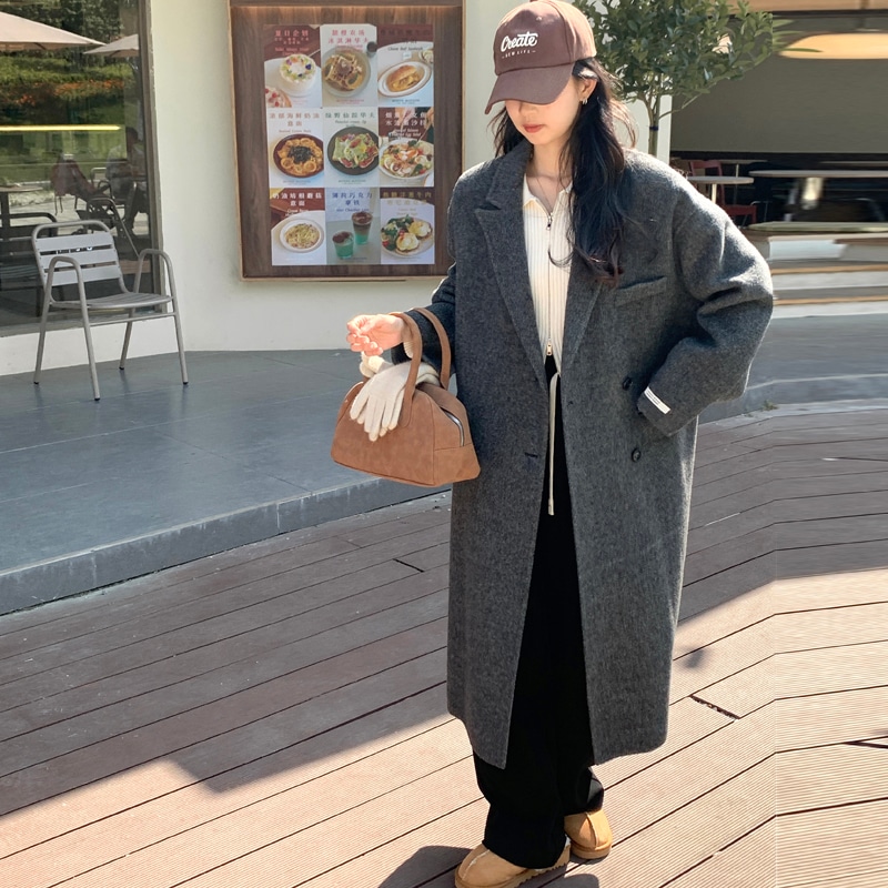 レディース コート アウター 上着 羽織 前開き ロングコート チェスター 膝下 ロング 長袖 ドロップショルダー Vネック 襟付き ストレート Iライン スマート フェミニン ポケット 2way