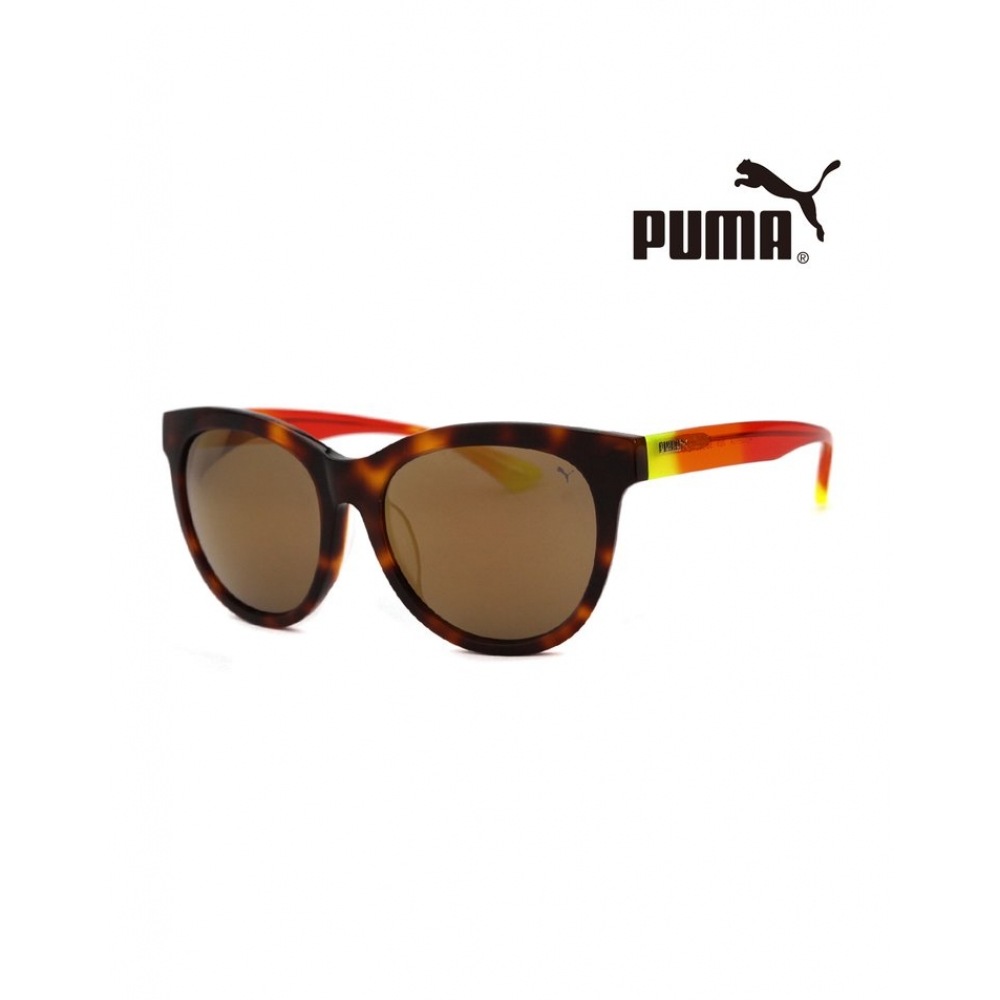 Puma PU0089SK 003 ラウンドホーンリムオーバーアジアンフィットミラーサングラス