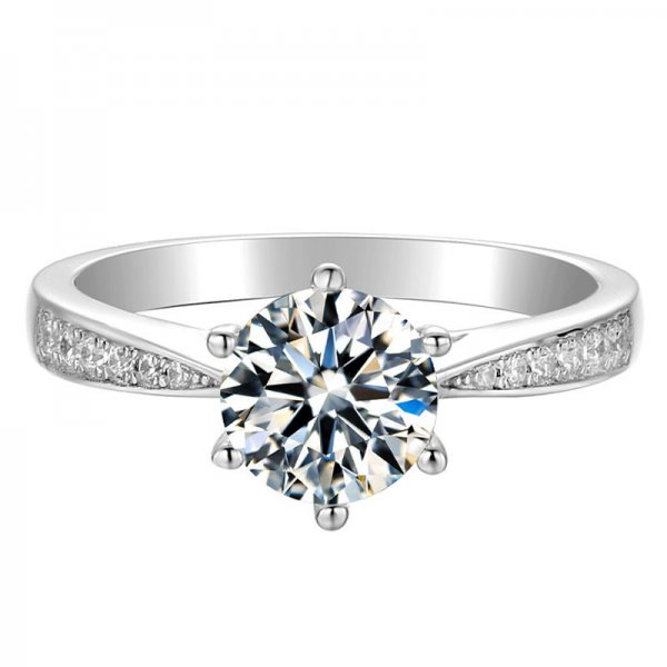 【送料無料】ブリリアントカットキュービックジルコニアラウンドパヴェリング