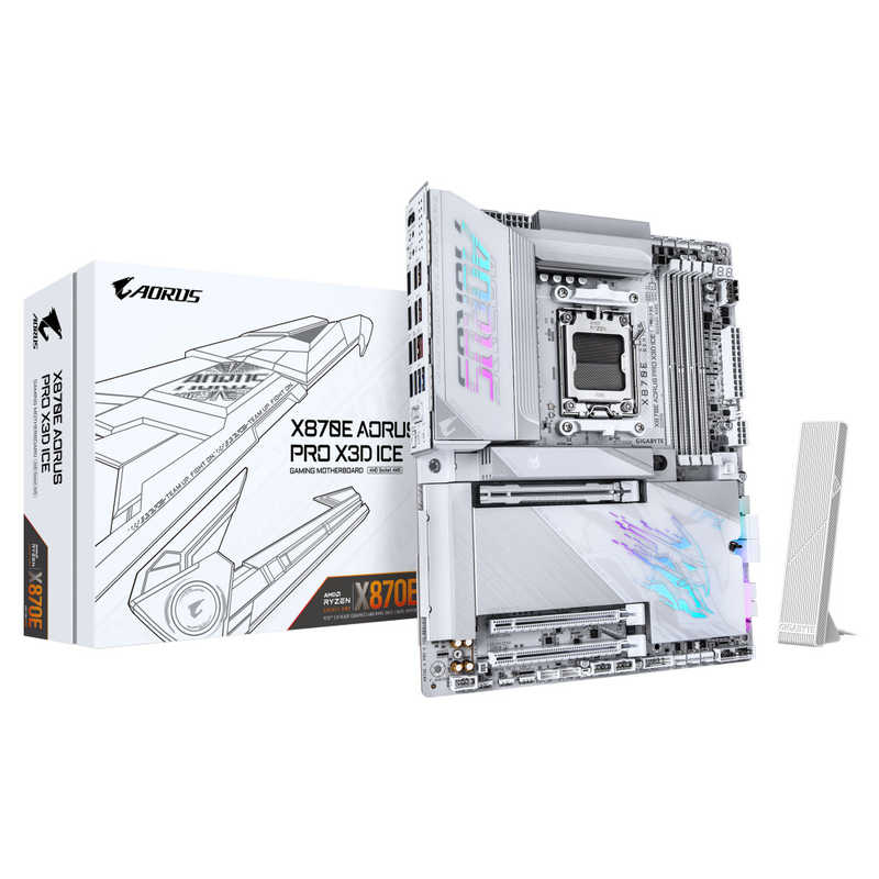 GIGABYTE　X870E AORUS PRO X3D ICE ［ATX］　X870EAPROXICE
