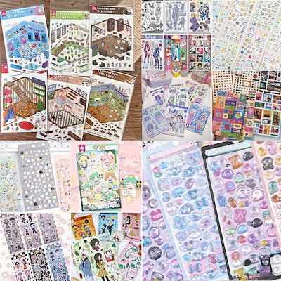 Qoo10] 新品 シールセット 3＋1 5＋2 デコ