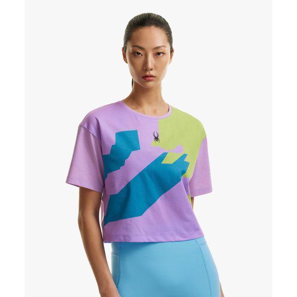女性トレーニングクロップTシャツSPHMCNRS252WLLC 659638