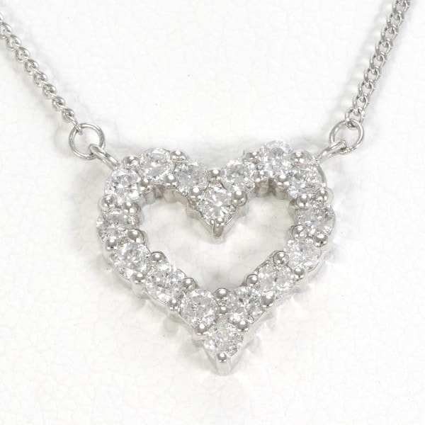 PT900 プラチナ PT850 ネックレス ダイヤ 約42cm ジュエリー 中古