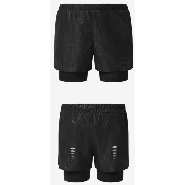 ヘルシーランニング 2in1 ショートパンツ 活動性の高い毎日パンツ ゴルフ練習 気品のあるスタイル メンズゴルフウェア 素敵