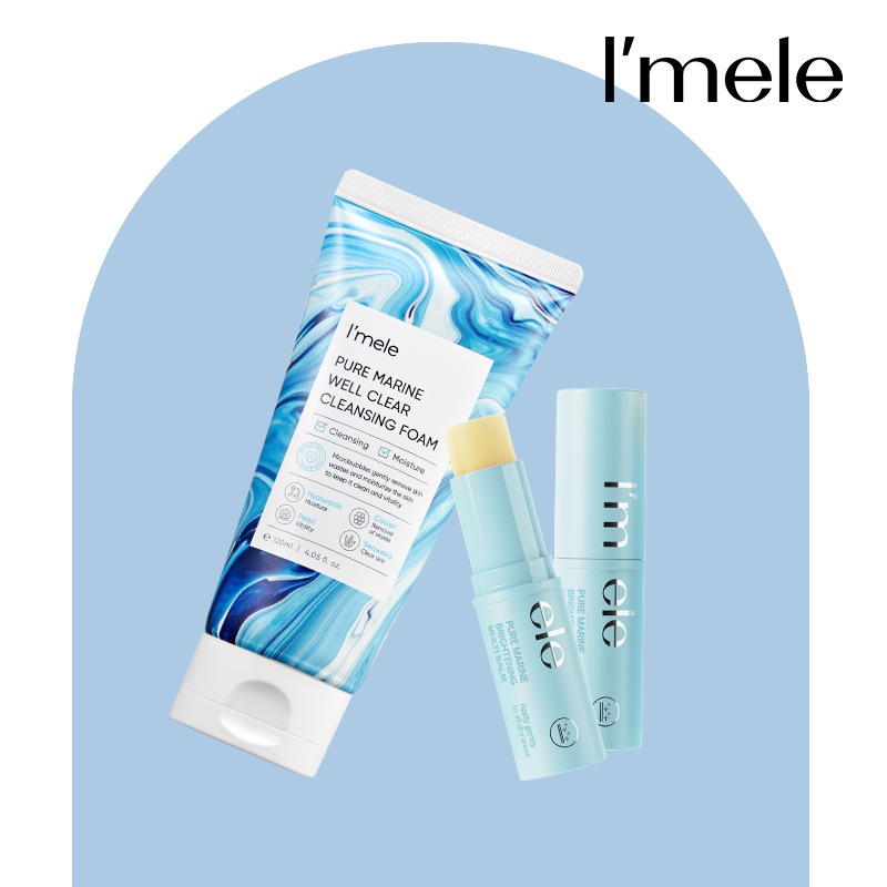 【MARINE SET】 クレンジングフォーム 120ml + マルチバーム 9g SET