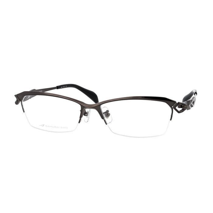 メガネ SS-T125 col.2 58mm ガンメタル 日本製 2025年 ビジネスライン レンズ付き レンズセット 度なし 度付き