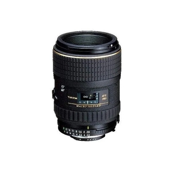 【中古】トキナー Tokina マクロレンズ AT-X M100 PRO D 100mm F2.8 MACRO ニコン用 フィルム 対応