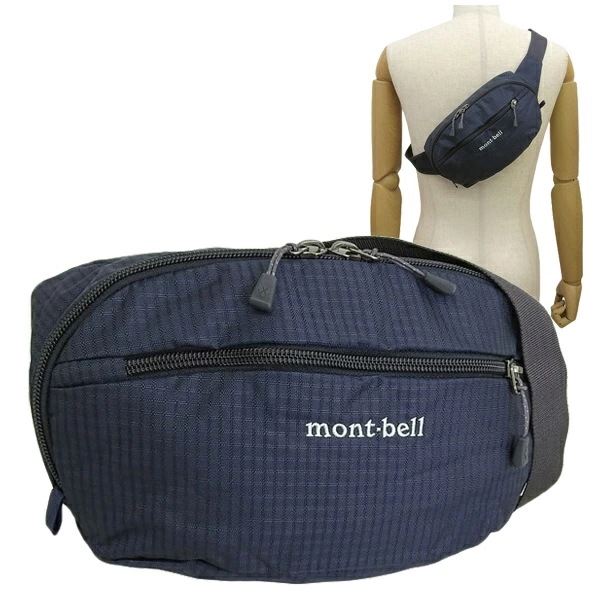モンベル バッグ メンズ レディース ボディバッグ Lサイズ ネイビー デルタガセットポーチ DELTA GUSSET POUCH L 1123765 DGP-RLNV mont-bell