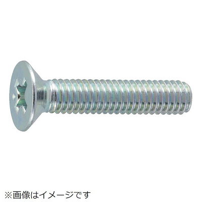 他サイト： トラスコ中山　皿頭小ネジ 三価 白 サイズM3X40 58本入　B7020340の商品画像