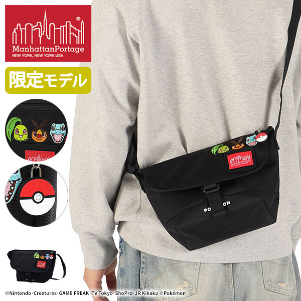 日本正規品 ショルダー メンズ レディース 小さめ 限定 NYLON MESSENGER BAG (XXS) FZP Pokemon 25 ZA MP1603FZPPKMN25ZA