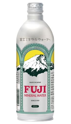 富士ミネラルウォーター アルミボトル缶 490ML×24本