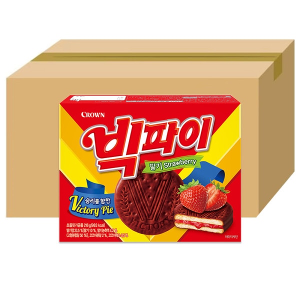 Crown/Vic Pie/Strawberry/324gX12