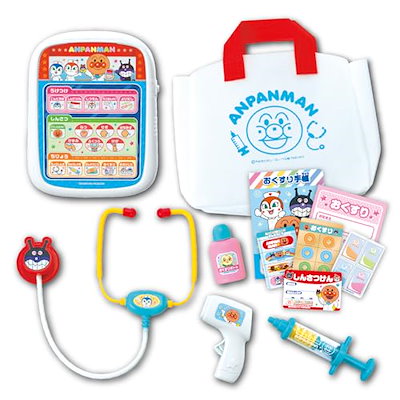他サイト： ジョイパレット　知育教育アンパンマン おしゃべりがいーっぱい電子カルテ アンパンマンDXおいしゃさんセットの商品画像