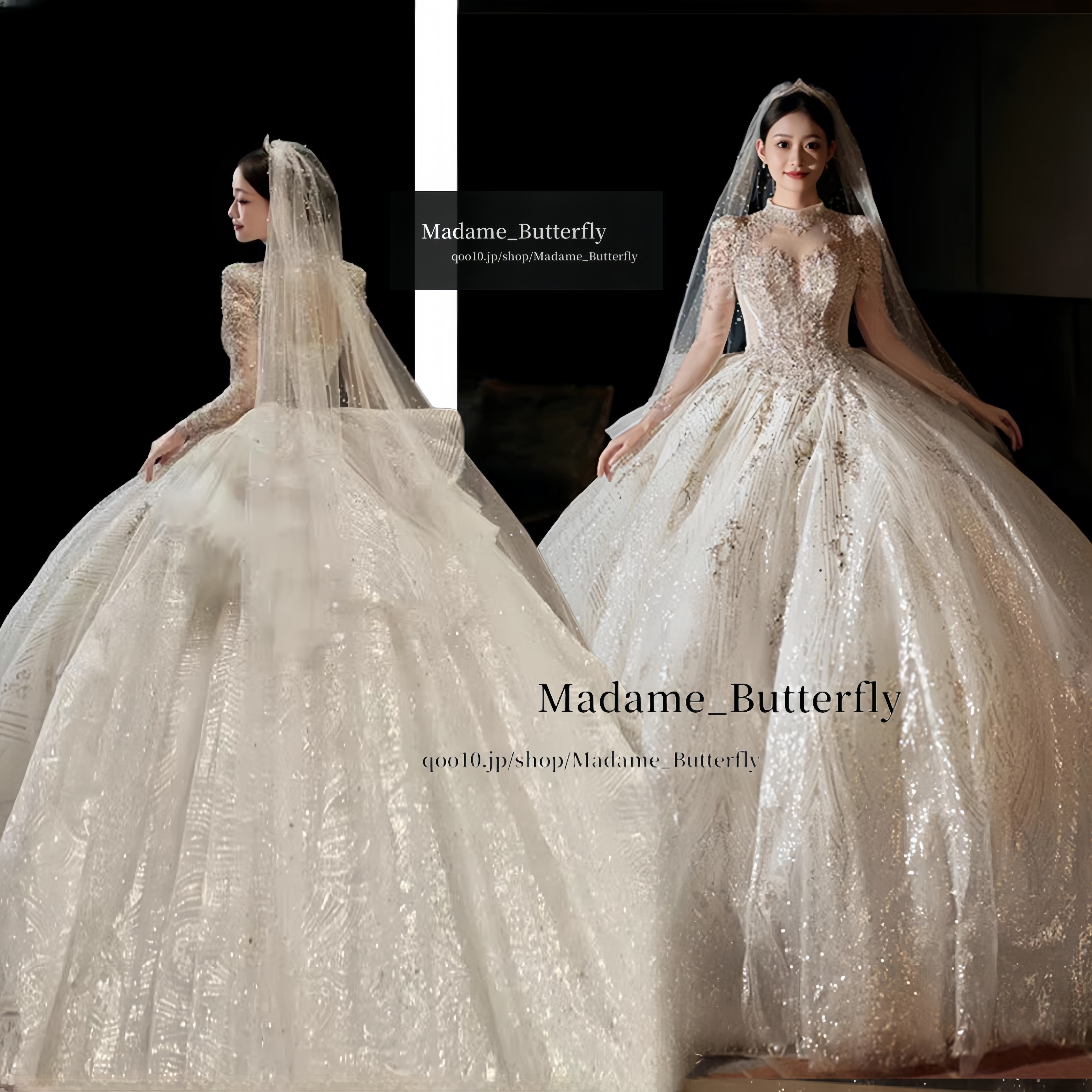 パーティードレス 豪華 ウェディングドレス 長袖 花嫁ロングドレス 手作り 結婚式 二次会 エレガント お呼ばれ 挙式 簡約 姫系発表会 コンサート パーティー 韓国ファッション 13,869円