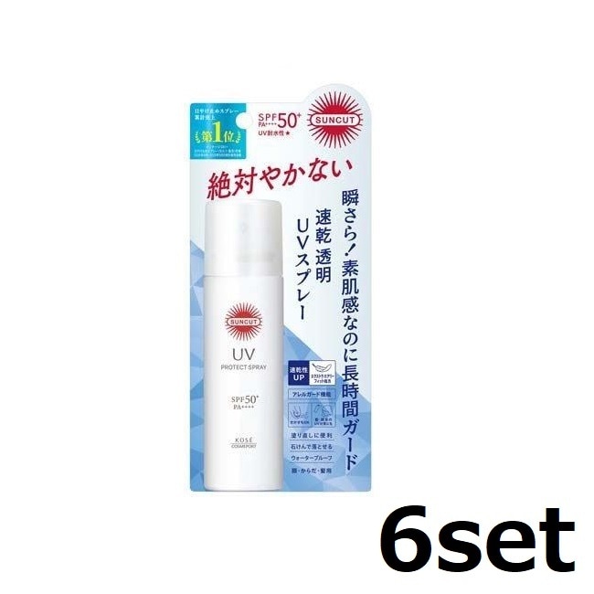【6セット】 サンカットR プロテクト UV スプレー 60g SPF50+ PA++++ UNカット 日焼け止め ひやけ 体 フェイス 顔 ボディ UVケア 野外 スポーツ 海 レジャー 公 5,508円