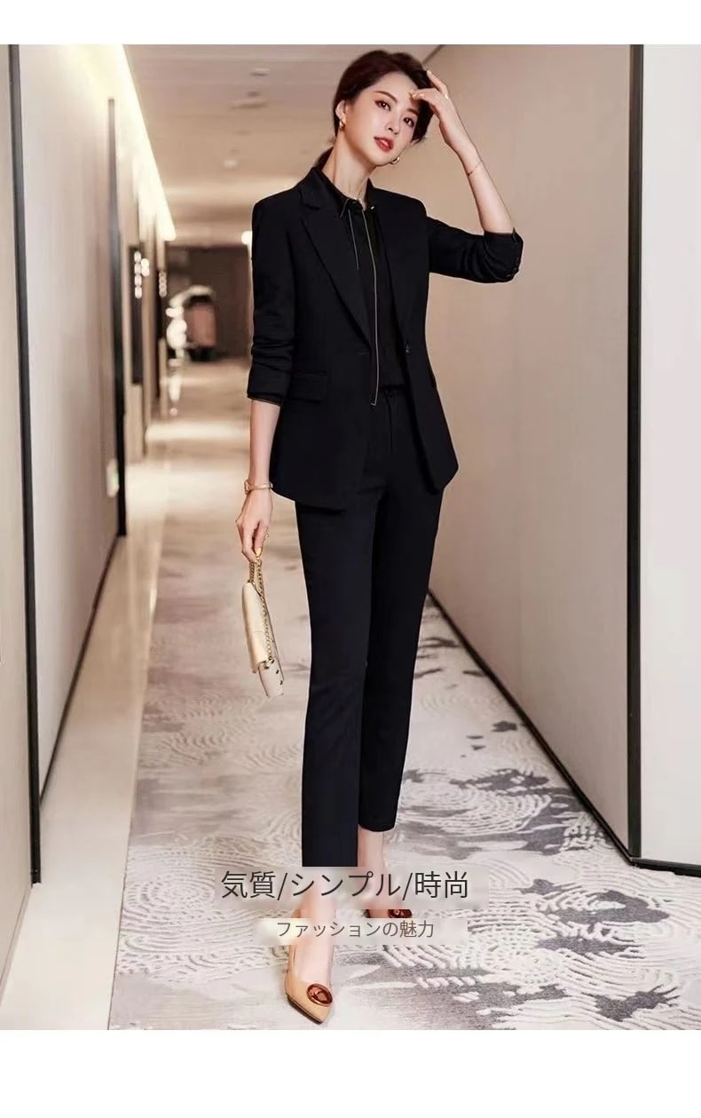 オールインワンセットアップセットアップセットアップ 入園式 卒業式 春AWアウター 入学式 二点セット スーツセット ママ 卒園 セットアップ スーツ レディース スーツジャケット