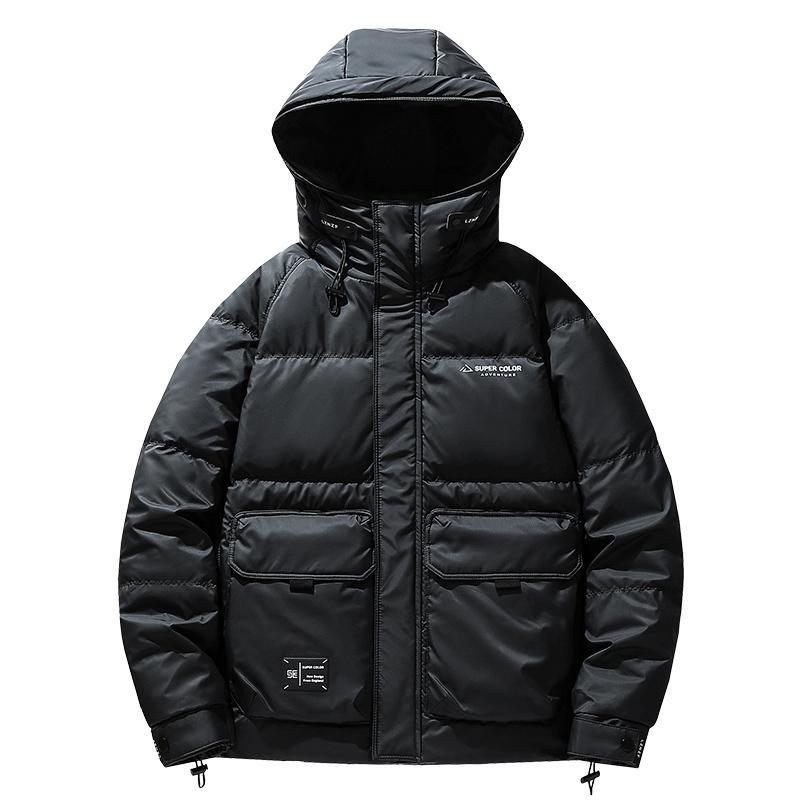 ダウンジャケット メンズ 光沢 白 防寒着 メンズ ダウン アウター メンズ コート メンズ アウター 冬 メンズ大きいサイズ ブランド HOMEIHOME