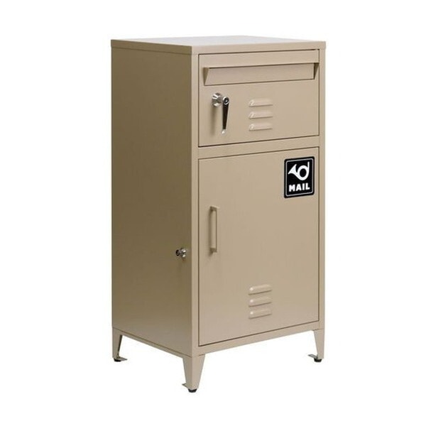 住まいスタイル DB-001BEI ポスト一体型宅配ボックス 「No.01」 ウォームベージュ メーカー直送