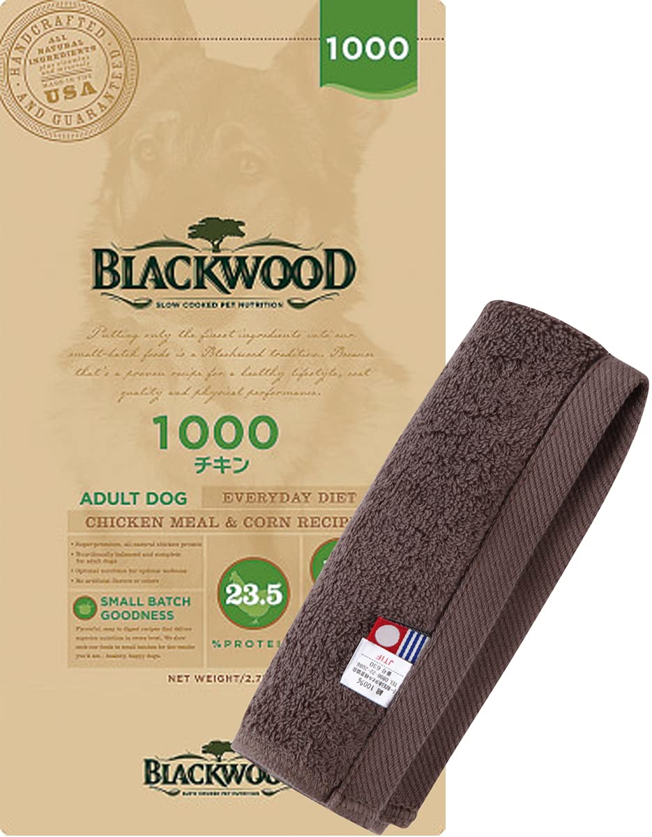 ブラックウッド ドッグフード 1000 チキン 7.05kg 【犬想いオリジナル今治ハンドタオルセット】【タオルカラー モカ】【正規品】
