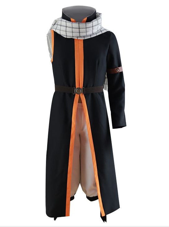 FAIRY TAIL 風 ナツドラグニル コスプレ衣装 コスチューム マフラー付き サイズ S―XXL 男女共通サイズ