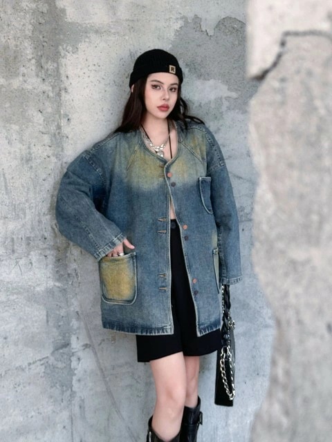 【急速出荷!】ベストセラーアウター ジャケット 羽織 長袖 デニム ゆったり シンプル カジュアル レディース【大きいサイズ レディース フェイクレザー テーラード フォーマル 卒業式 結婚式 春夏