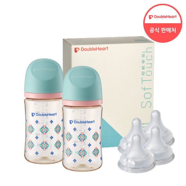 第3世代 240ml ヘリテージ ツインパック(哺乳瓶2個/おしゃぶり)+おしゃぶり4個